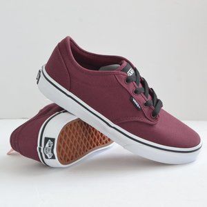 VANS ATWOOD OXBLOOD BURGANDY WINE SNEAKER SHOES
